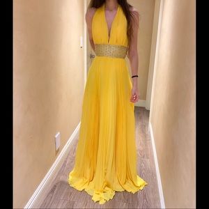 Beautiful pleated Jovani Gown